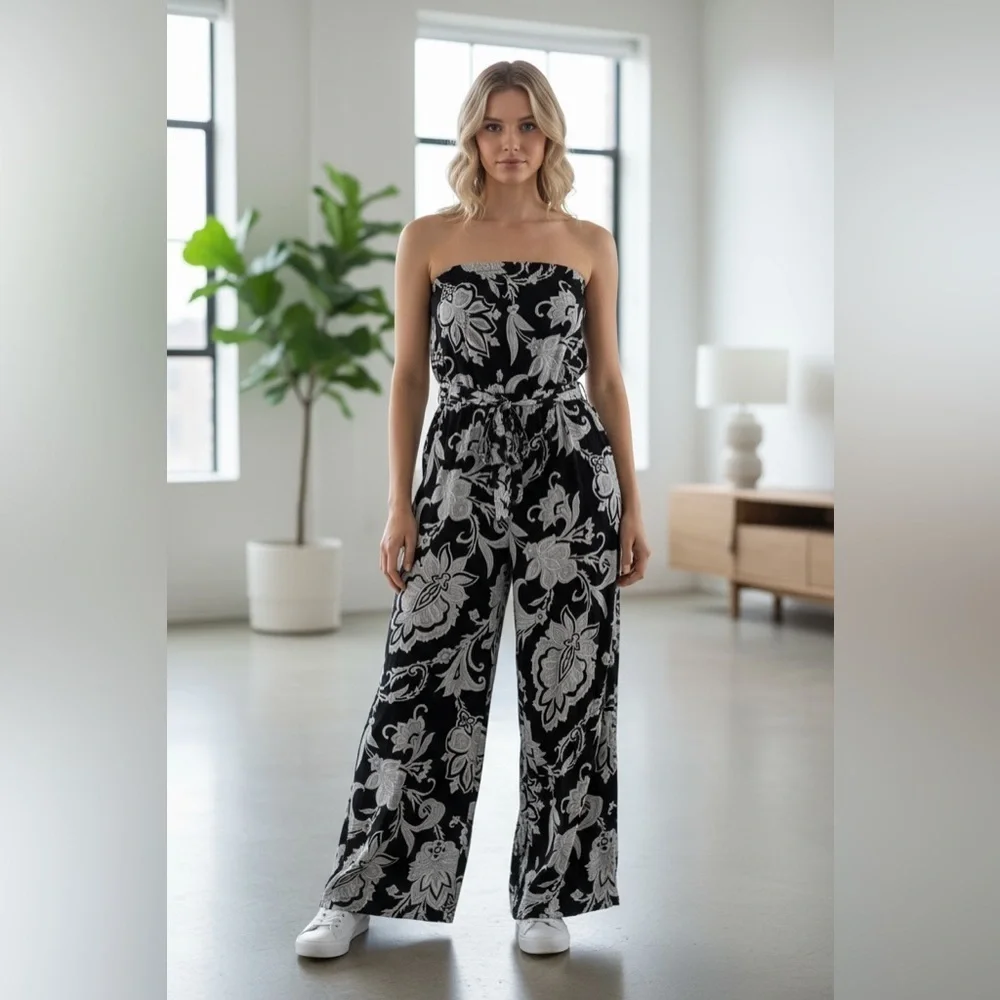 💛 Jumpsuit with matching cardigan